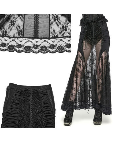 Asymmetric Gothic Skirt