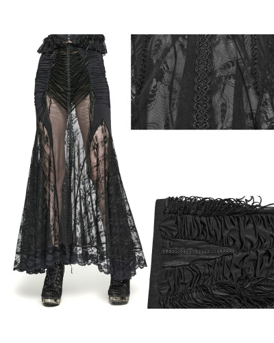 Asymmetric Gothic Skirt
