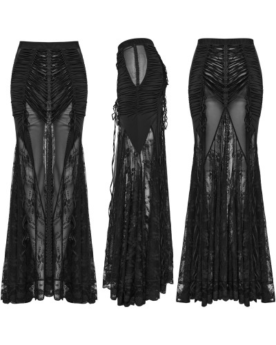 Asymmetric Gothic Skirt