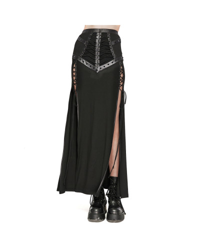 Gothic Miniskirt with Lacings