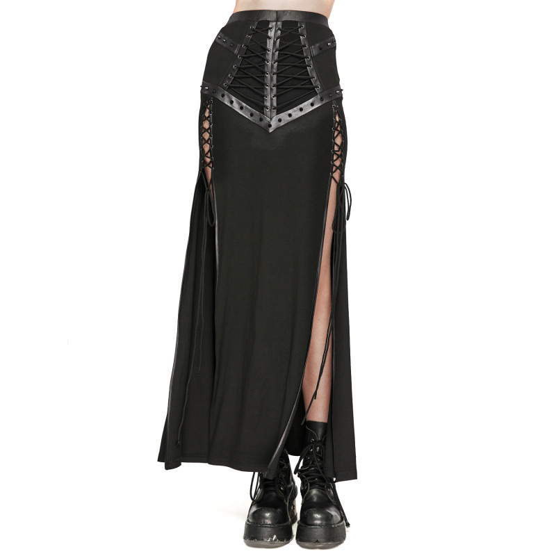 Gothic Miniskirt with Lacings