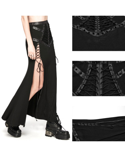 Gothic Miniskirt with Lacings