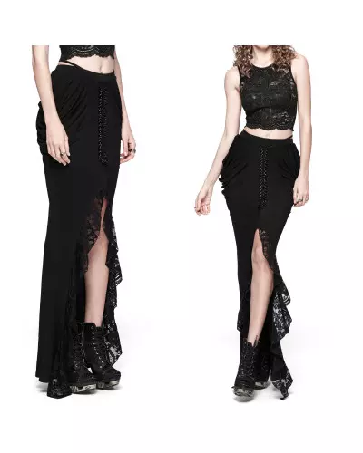 Long Black Skirt from Punk Rave Brand at €59.90