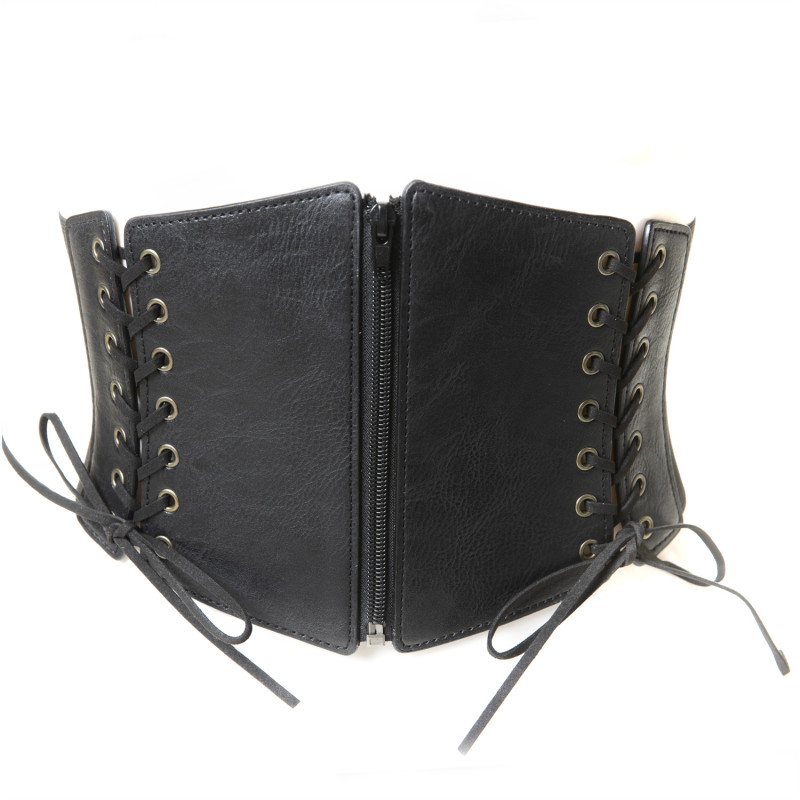 Gothic Gürtel mit Reißverschluss