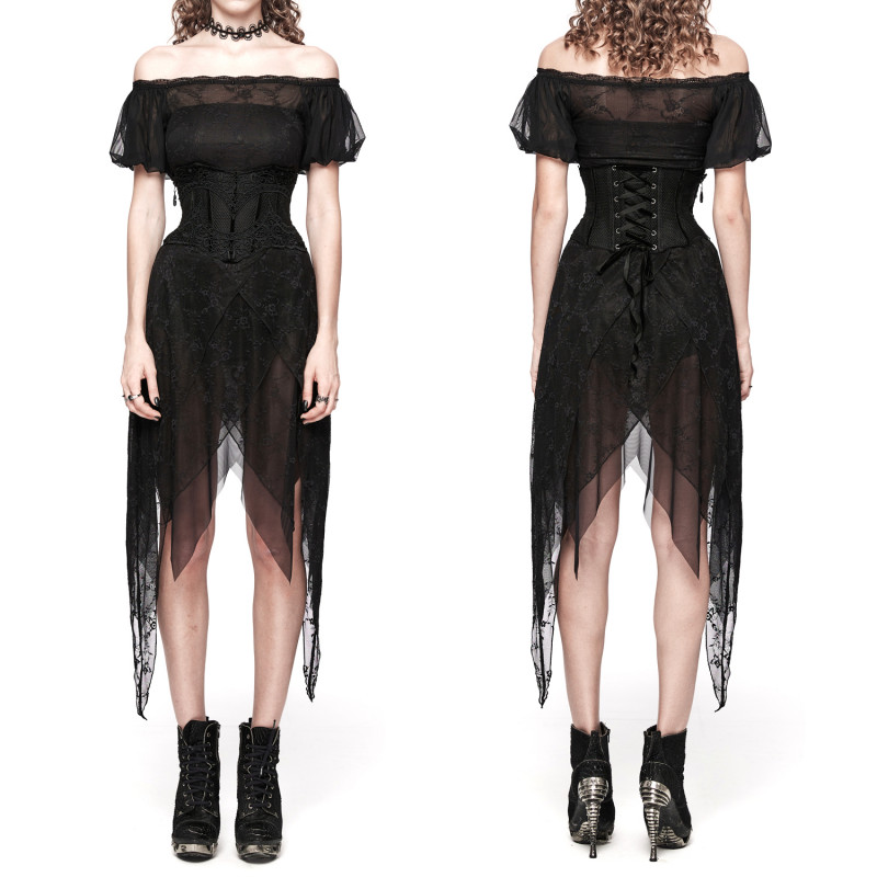 Elegantes Unterbrust-Korsett aus Mesh