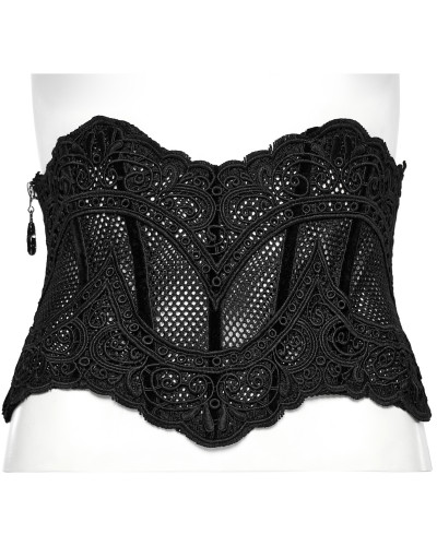 Gothic Underbust Corset with Zipper