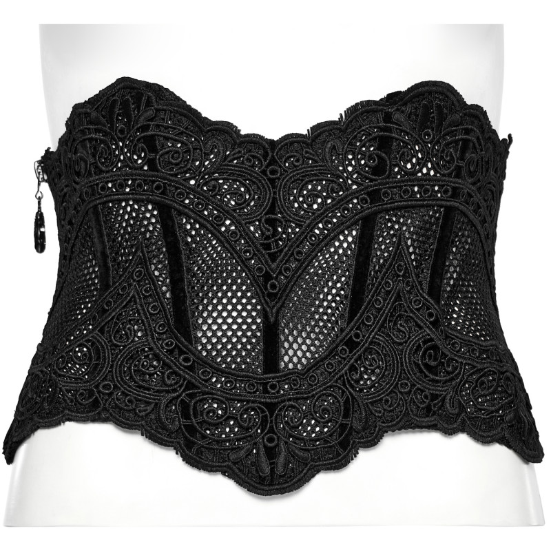 Gothic Underbust Corset with Zipper