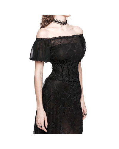 Gothic Underbust Corset with Zipper