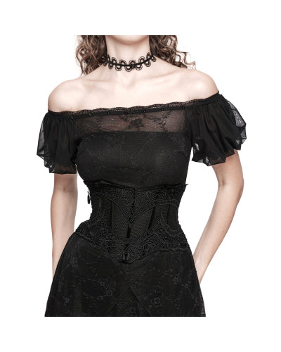 Gothic Underbust Corset with Zipper