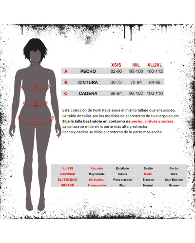 Corset Underbust Gótico com Zíper