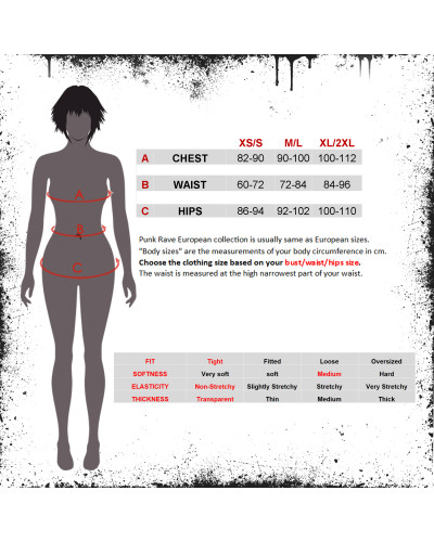 Corset Underbust Gótico com Zíper