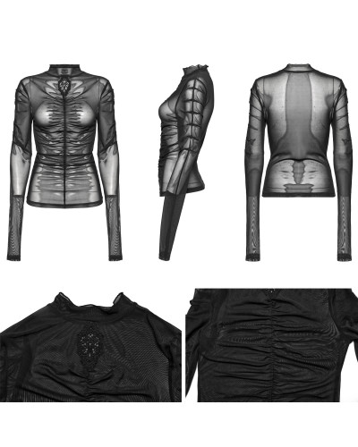 Camiseta Gótica Transparente