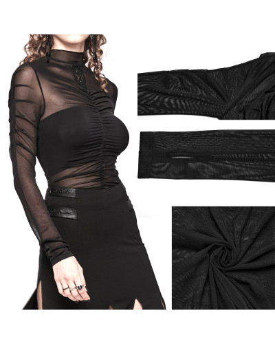 Camiseta Gótica Transparente