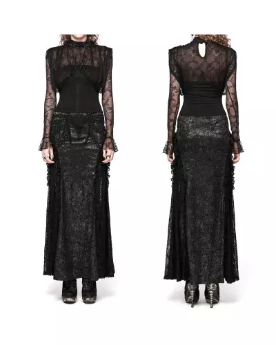 Blouse with Lace from Punk Rave Brand at €45.00