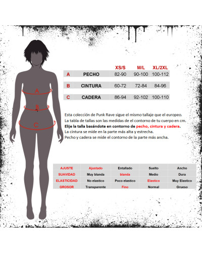 Top Gótico Negro