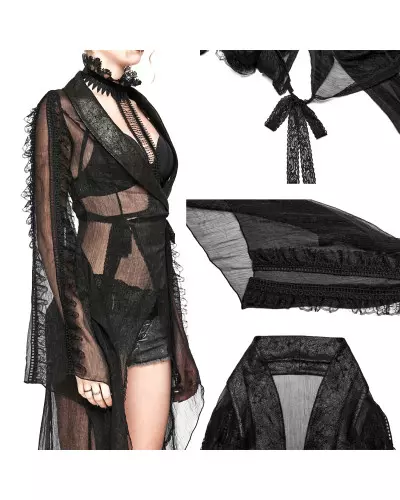 Kimono Cardigan Transparente marca Punk Rave a 67,45 €