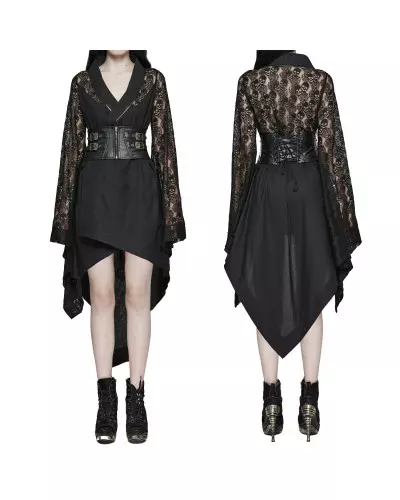 Kimono Noir de la Marque Punk Rave à 119,90 €