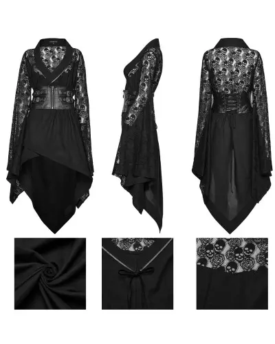 Kimono Noir de la Marque Punk Rave à 119,90 €