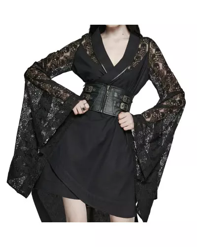 Kimono Noir de la Marque Punk Rave à 119,90 €