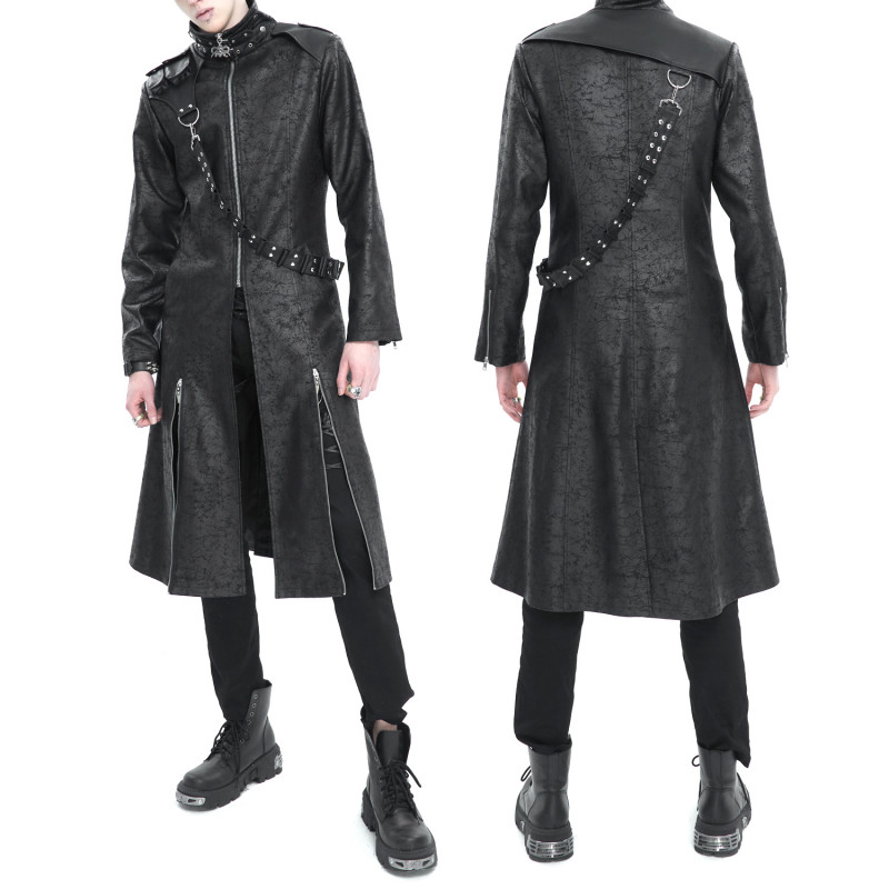 Long Black Jacket for Men
