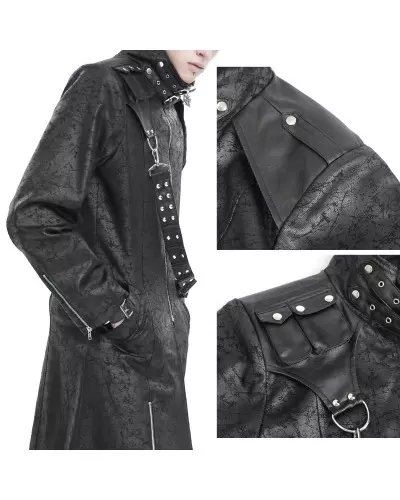 Long Black Jacket for Men from Devil Fashion Brand at €154.00