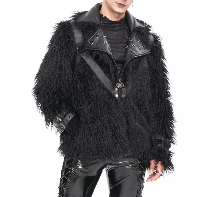 Faux Fur Jacket for Men from Devil Fashion Brand at €159.90