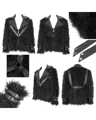 Faux Fur Jacket for Men from Devil Fashion Brand at €159.90