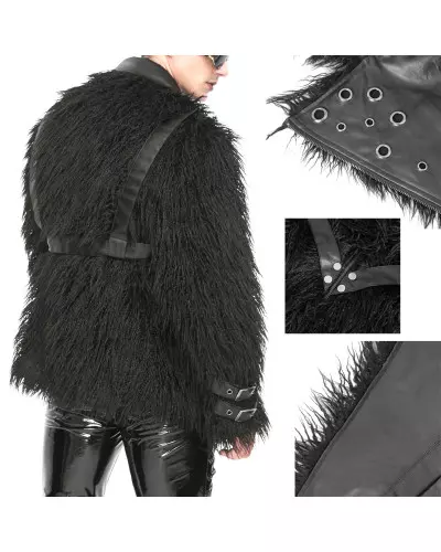 Faux Fur Jacket for Men from Devil Fashion Brand at €159.90