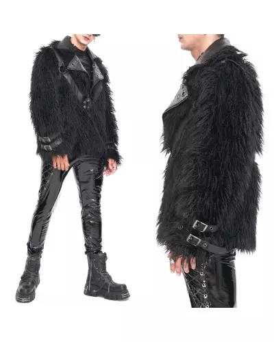 Faux Fur Jacket for Men from Devil Fashion Brand at €159.90