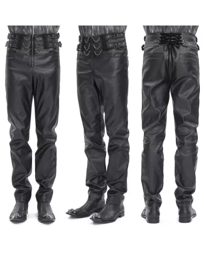 Pantalon avec Chaînes pour Homme de la Marque Devil Fashion à 89,90 €