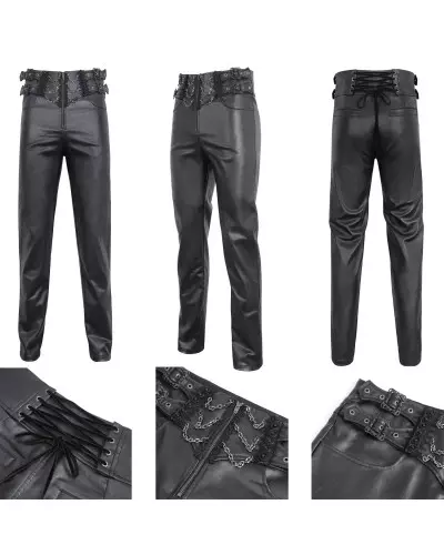 Pantalon avec Chaînes pour Homme de la Marque Devil Fashion à 89,90 €