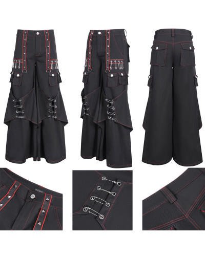 Pantalón Gótico Ancho para Hombre