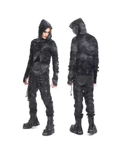 T-Shirt with Hood for Men from Devil Fashion Brand at €87.50