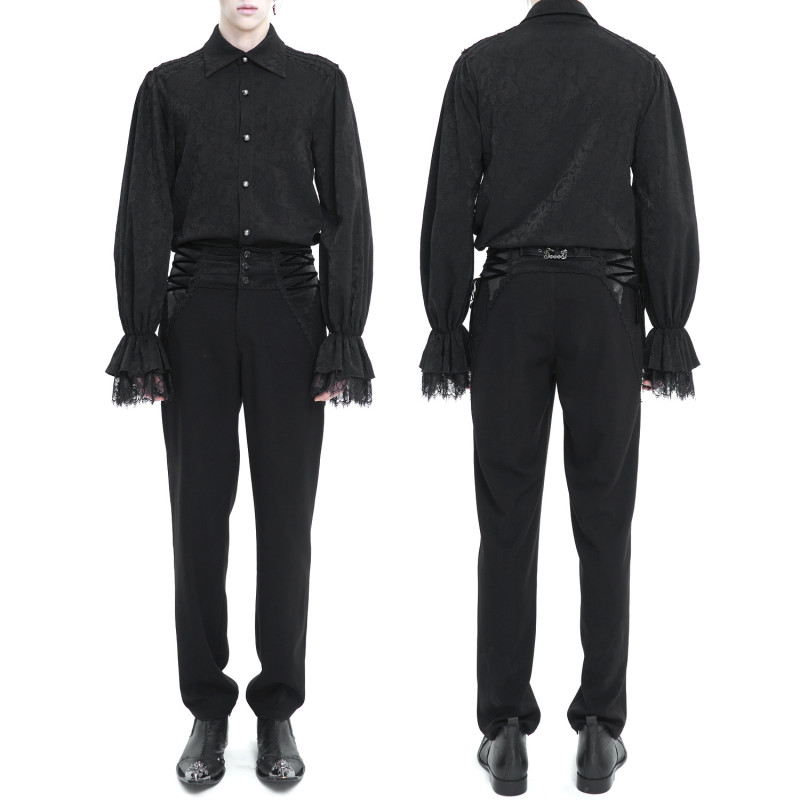 Camisa Elegante Negra para Hombre