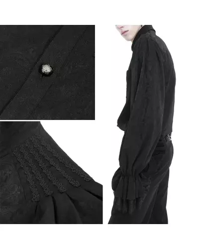 Elegant Black Shirt for Men from Devil Fashion Brand at €79.90