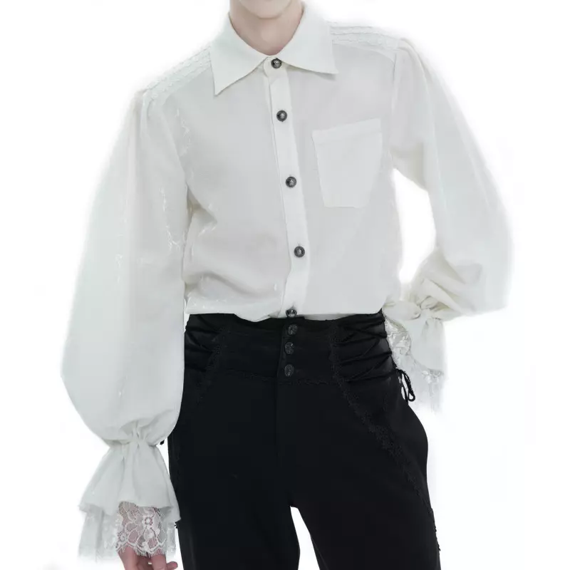 Elegant White Shirt for Men from Devil Fashion Brand at €79.90