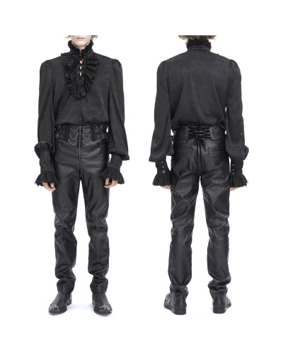Camisa Gótica Negra para Hombre