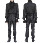 Blouse Noire avec Croisé pour Homme Blouse Noire avec Croisé pour Homme