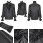 Black Blouse with Lacing for Men Black Blouse with Lacing for Men