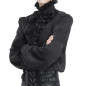 Blusa Negra con Cruzado para Hombre Blusa Negra con Cruzado para Hombre