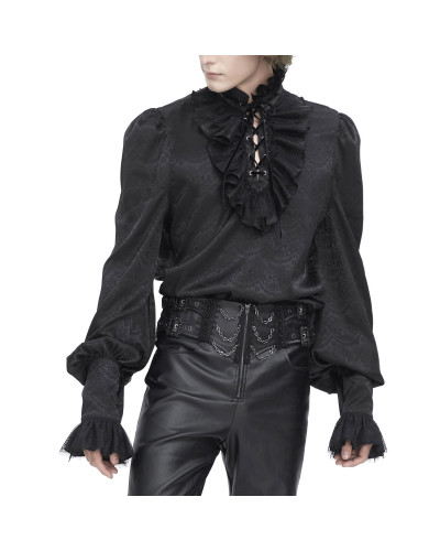 Camisa Gótica Negra para Hombre