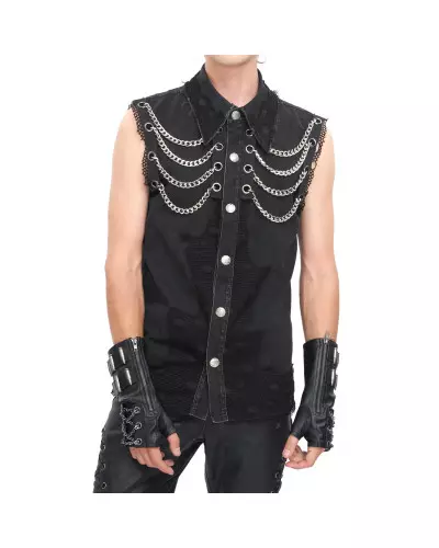Shirt with Chains for Men