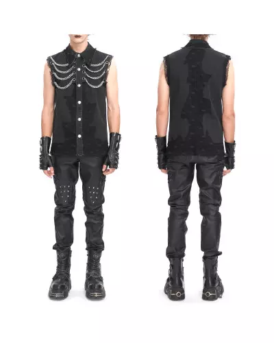 Shirt with Chains for Men from Devil Fashion Brand at €81.50