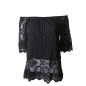 T-Shirt com Renda T-Shirt com Renda
