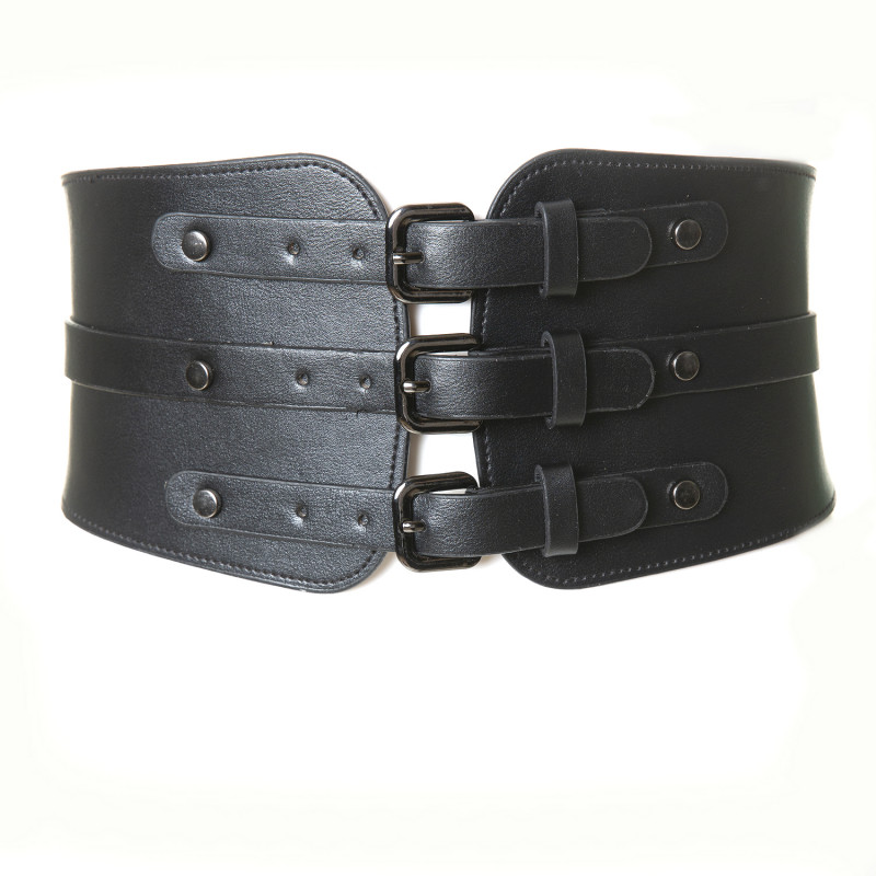Belt with Three Buckles