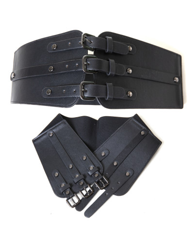 Belt with Three Buckles