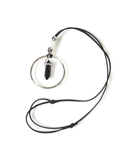Collar con Calavera y Piedra