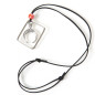 Necklace with Moon and Bead Necklace with Moon and Bead