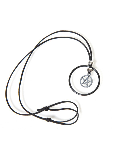 Collar con Pentagrama y Aro