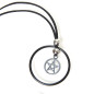 Collar con Pentagrama y Aro Collar con Pentagrama y Aro